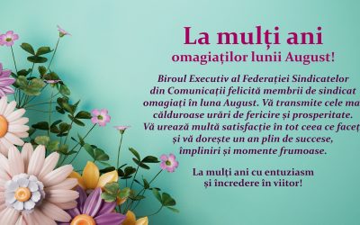 felicitare August